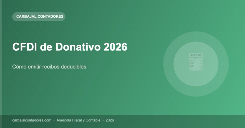 CFDI de Donativo 2026